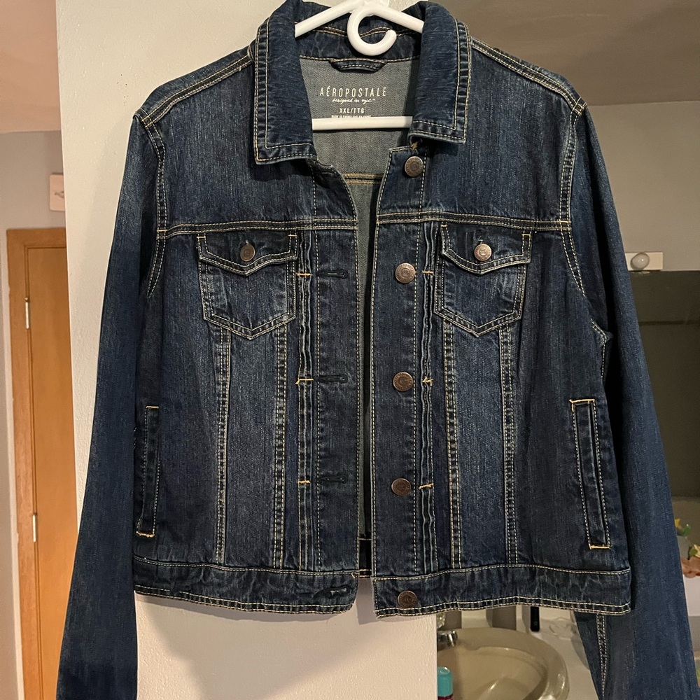 Aeropostale dark wash Jean jacket size xxl